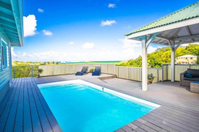 Magnifique villa piscine, vue mer, 8 km plages